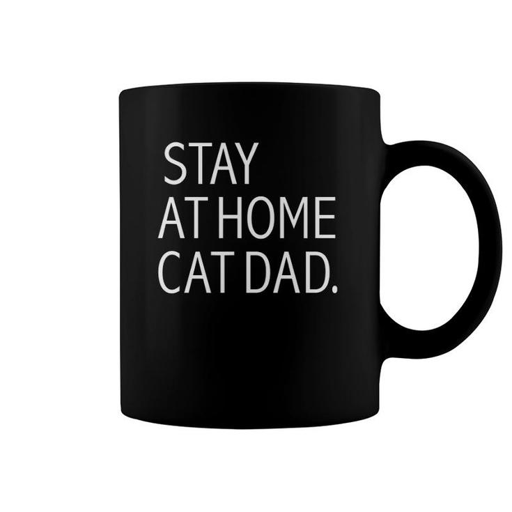 Stay At Home Cat Dad Funny Cat Lovers Father's Day Gift Coffee Mug
