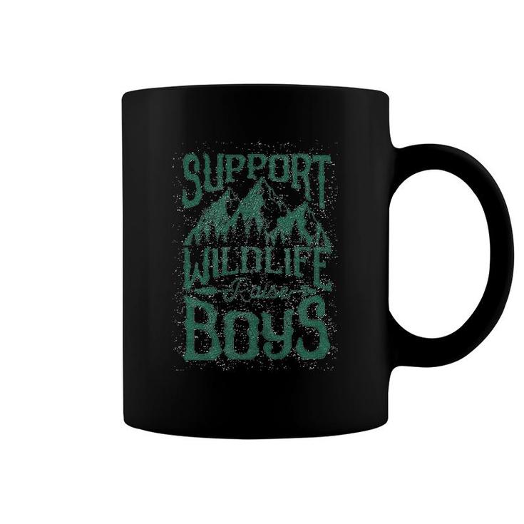 Support Wildlife Raise Boys Coffee Mug