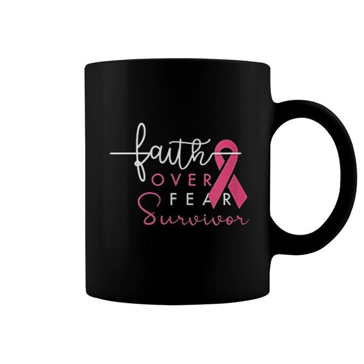 Survivor Faith Over Fear Gift Coffee Mug