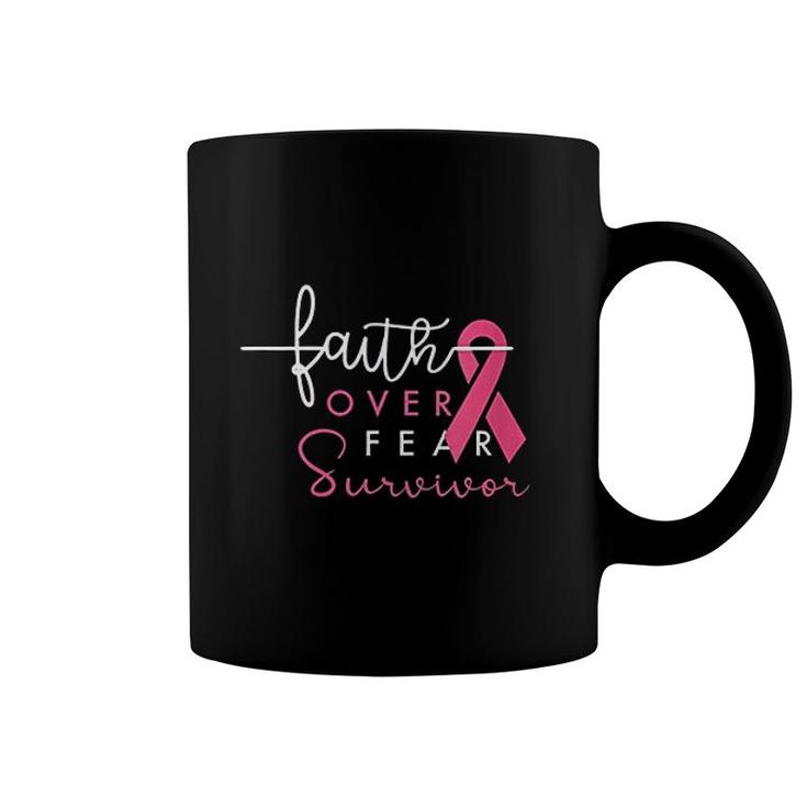 Survivor Faith Over Fear Gift For Women Coffee Mug