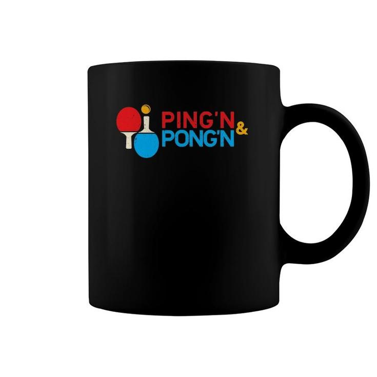 Table Tennis Ping'n Pong'n Funny Ping Pong Gift Coffee Mug