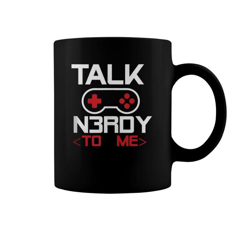 Talk Nerdy To Me  -Funny Geek Gamer Controller Tank Top Coffee Mug