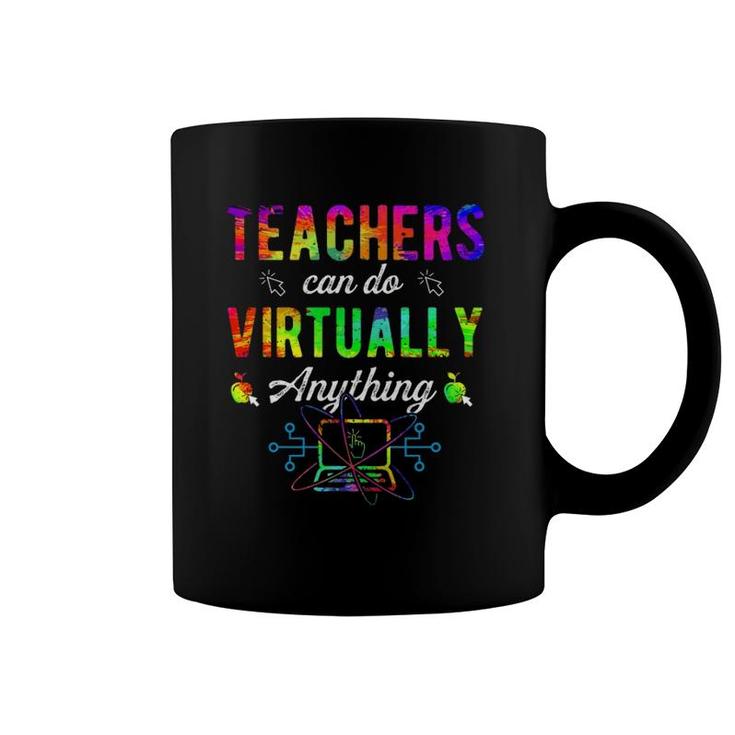 Teachers Can Do Virtually Anything Laptop Online Education  Coffee Mug