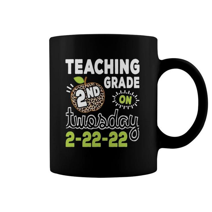 Teaching 2Nd Grade On Twosday 22222 Funny 2022 Teacher Coffee Mug