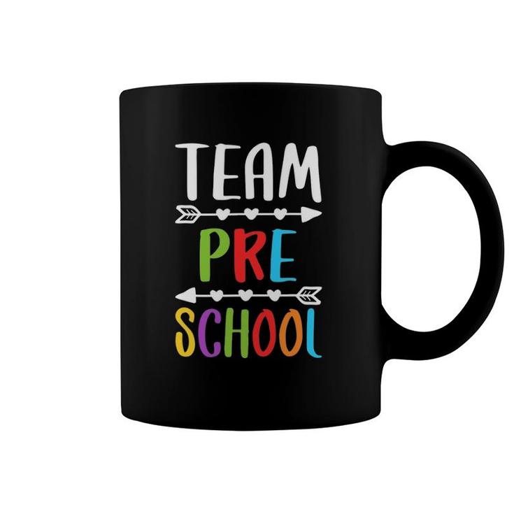 Team Preschool Teacher Back To School Gif Coffee Mug