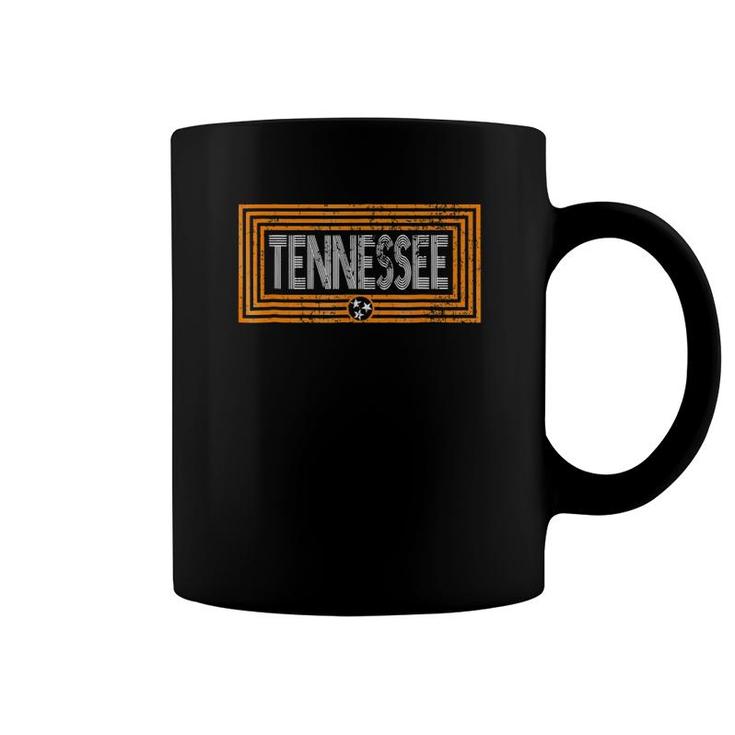 Tennessee  Orange State Flag Distressed Vintage Coffee Mug