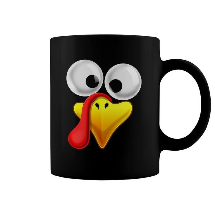 Thanksgiving Turkey Face Matching Family Costume Gift Kids Coffee Mug