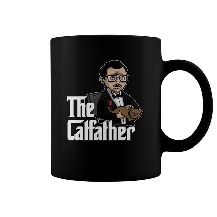 The Catfather Funny Cat Dad Father Of Cats Gift Coffee Mug