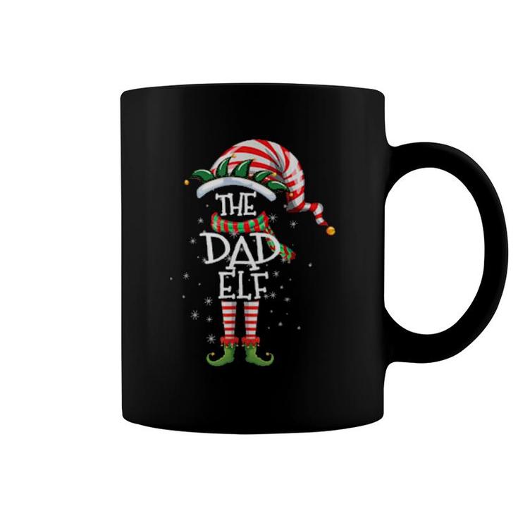 The Dad Elf Matching Family Group Christmas Party Pajama  Coffee Mug