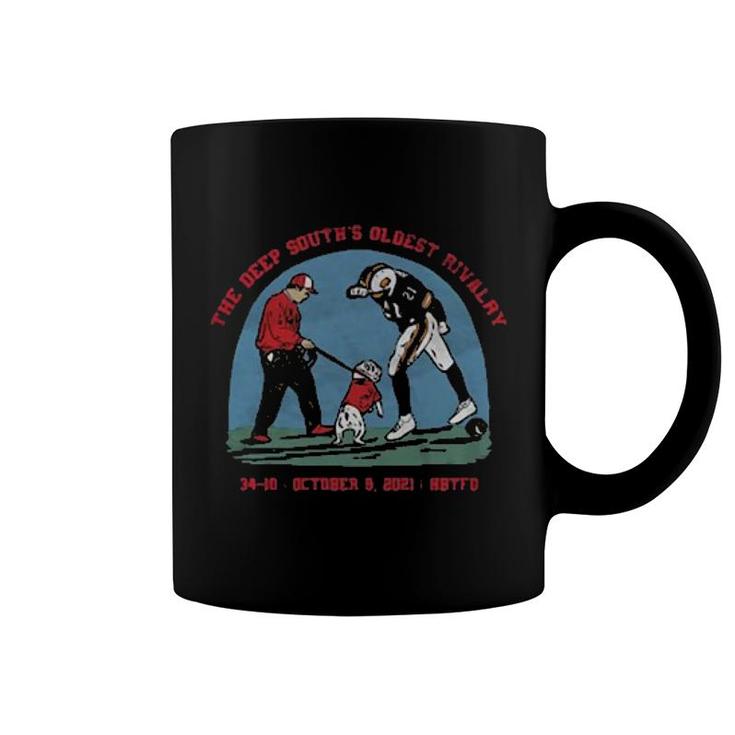 The Deep South's Oldest Rivalry 34-10 October Coffee Mug