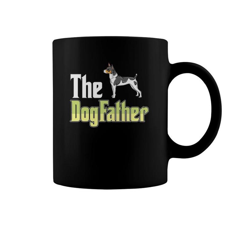 The Dogfather Rat Terrier Funny Dog Owner Father’S Day Coffee Mug