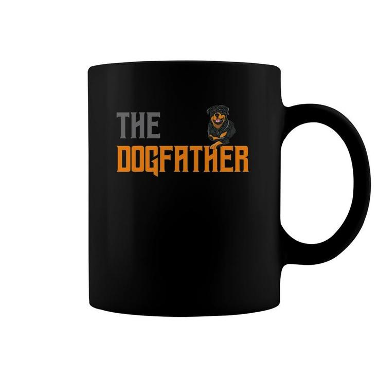 The Dogfather Rottweiler Dog Rottweilers Dogs Owner Gift Coffee Mug