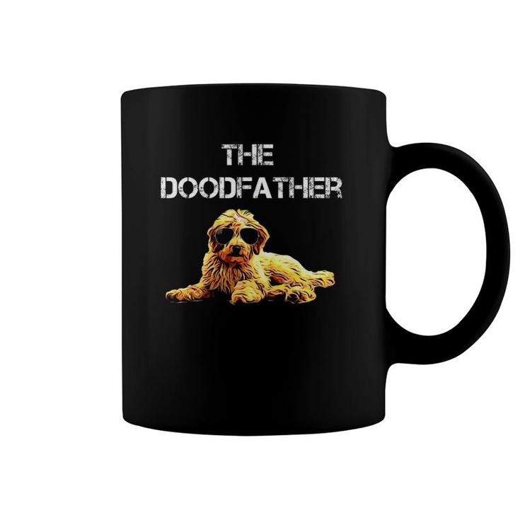The Dood Father  Men Golden Doodle Dog Lover Gift Idea Coffee Mug