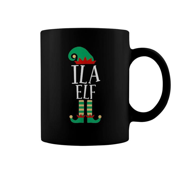 The Ila Elf Merry Christmas  Coffee Mug