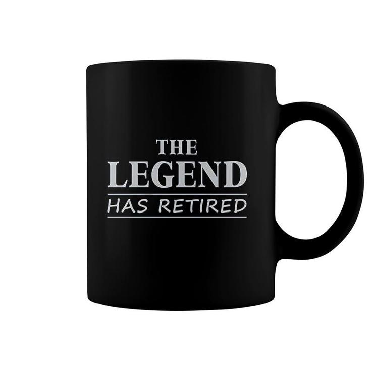 The Legend Has Retired Funny Retirement Coffee Mug