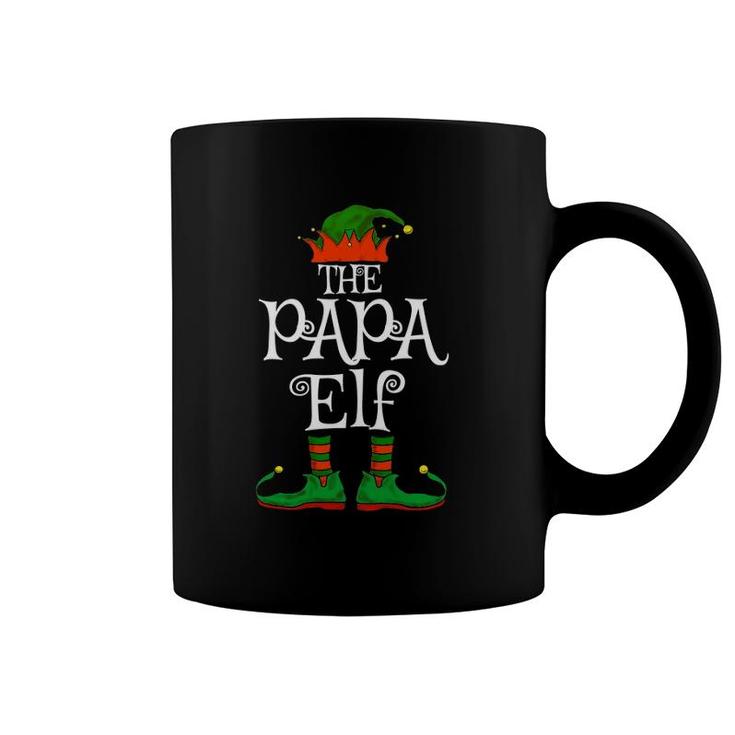 The Papa Elf Family Matching Funny Christmas Gift Dad Men Coffee Mug