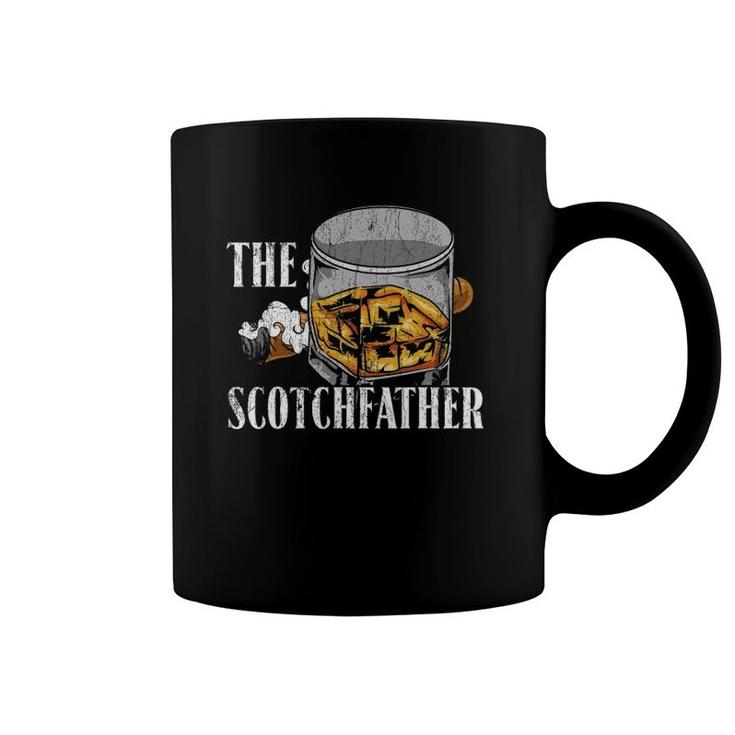 The Scotchfather Malt Whiskey  Funny Gift Coffee Mug