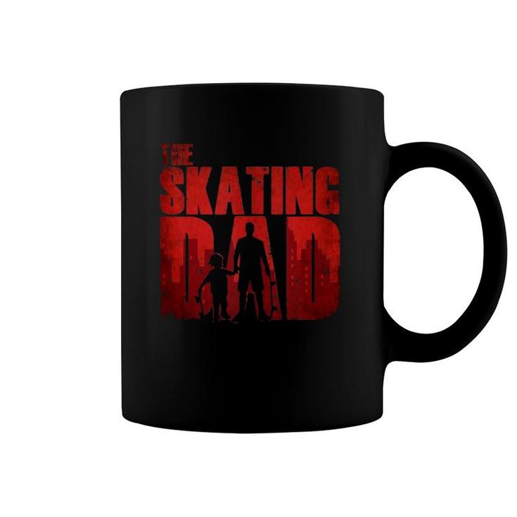 The Skating Dad Funny Skater Father Skateboard Gift For Dad  Coffee Mug
