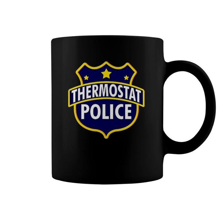 Thermostat Police Pocket Funny Dad's Bday Father's Day Gift Coffee Mug