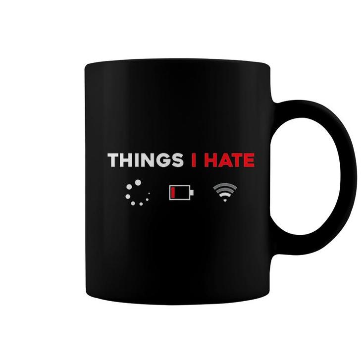 Things I Hate Programmer Gamer Coffee Mug | Mazezy