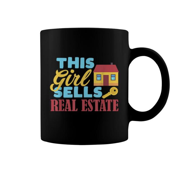 This Girl Sells Real Estate Novelty Designs  Coffee Mug
