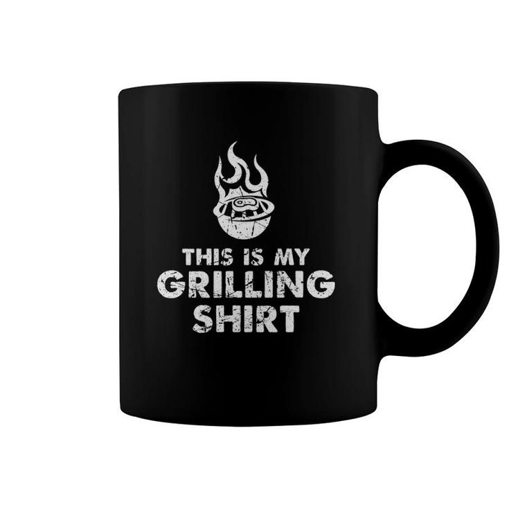 This Is My Grilling  Bbq Meat Smoking Dad Grill Smoke Coffee Mug
