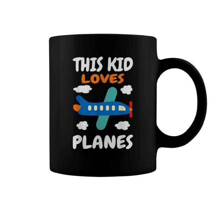 This Kid Loves Planes I Children's Aeroplane I Girls & Boys  Coffee Mug