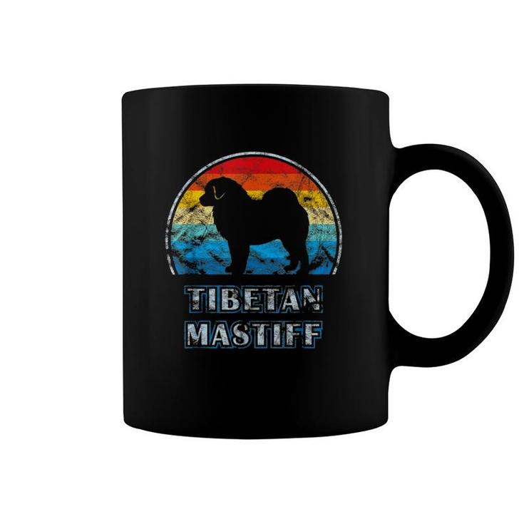 Tibetan Mastiff Vintage Design Dog Coffee Mug