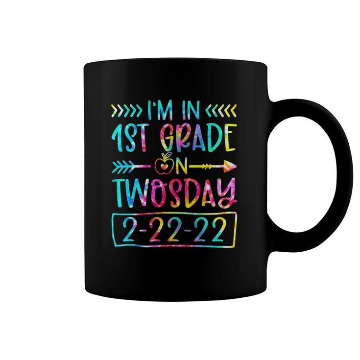 Tie Dye I'm In 1St Grade On Twosday 22222 Teacher 2S Day Coffee Mug