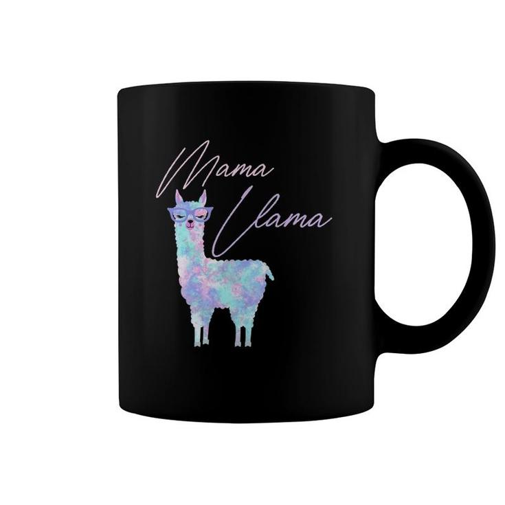 Tie Dye Mama Llama, Matching Family Llama S, Mom Llama Coffee Mug