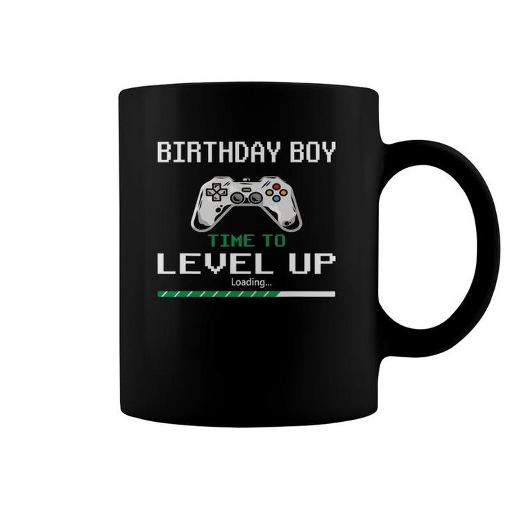 Time To Level Up Birthday Boy Gaming Video Game Coffee Mug