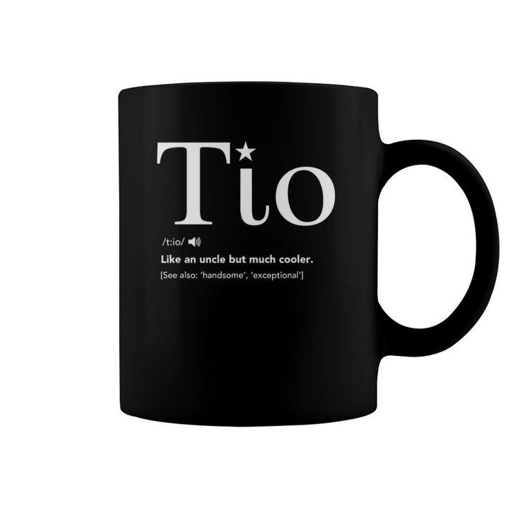 Tio Definition Funny Father's Day Gift For Spanish Uncle Coffee Mug