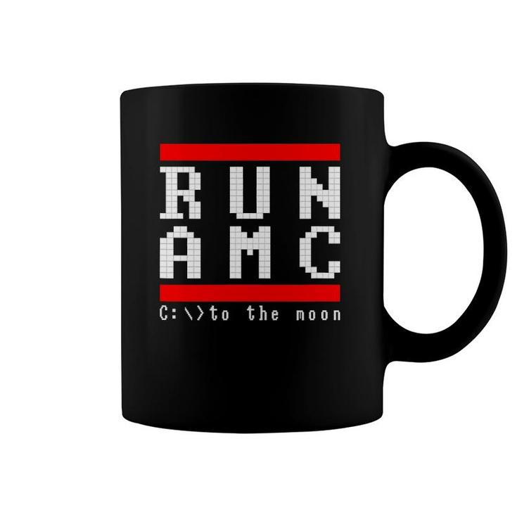 To The Moon Run Amc Trading Coffee Mug
