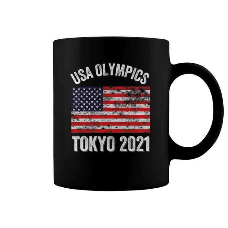 Tokyo Olympics 2021 Usa Team - American Flag Gift Coffee Mug