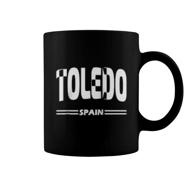 Toledo Spain Spanish City In White  Coffee Mug