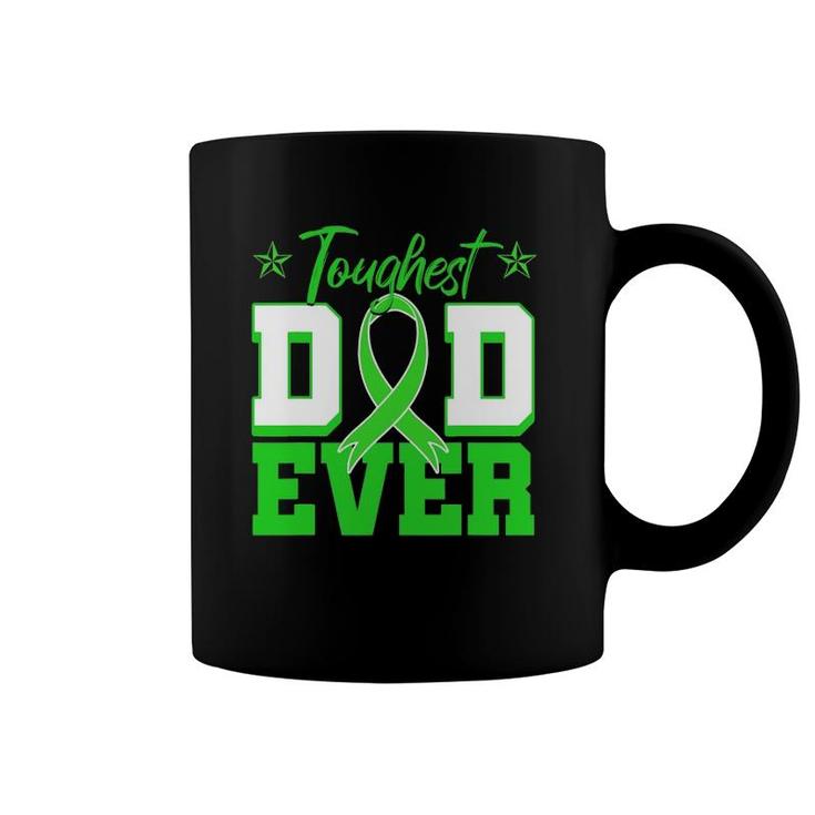 Tough Dad Lymphoma Lime Green Ribbon Lymphocytes Gift Idea Coffee Mug