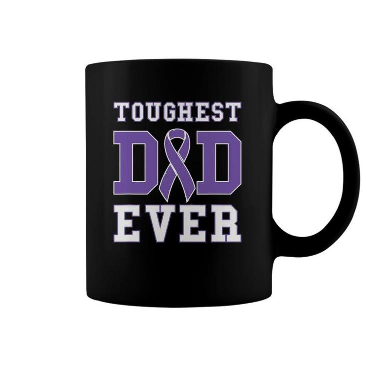 Toughest Dad Ever - Hodgkin Lymphoma Father's Day Gift Coffee Mug