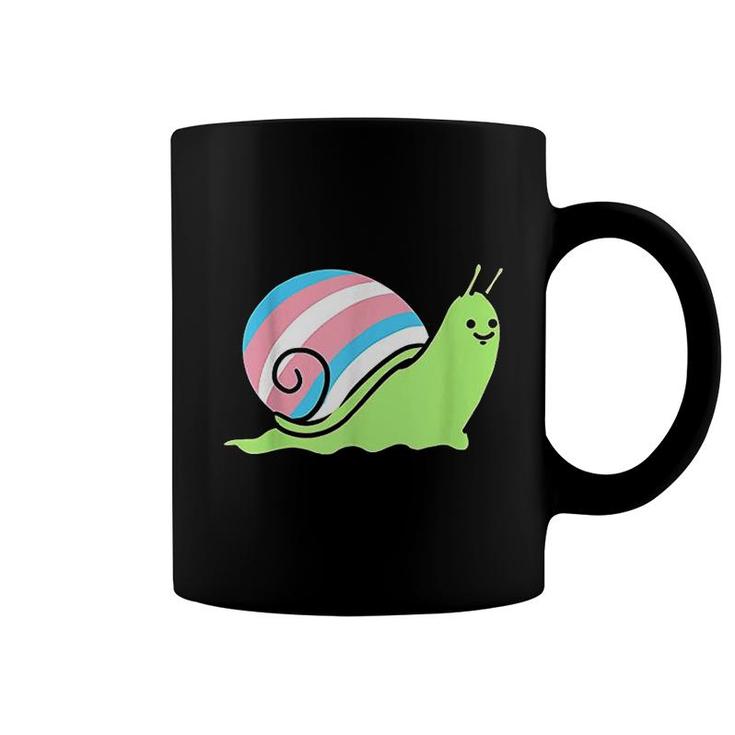 Trans Pride Snail Transgender Gift Coffee Mug