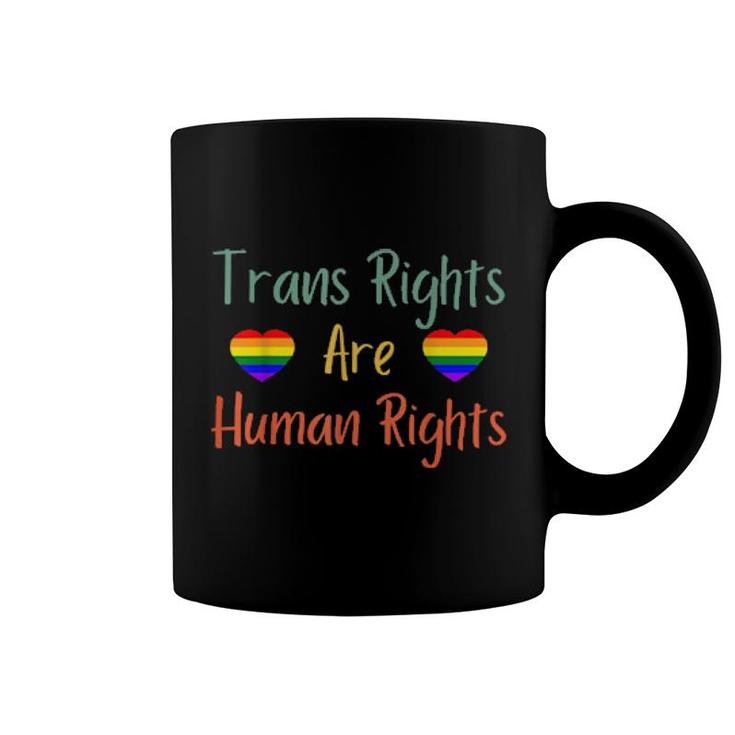 Trans Rights Are Human Rights Lgtbq Bi Pride Gay Pride  Coffee Mug