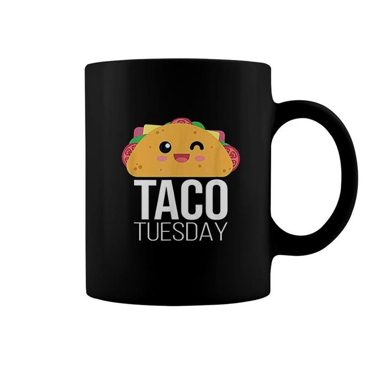 Tuesday Funny Tacos Foodie Mexican Fiesta Taco Camiseta Coffee Mug