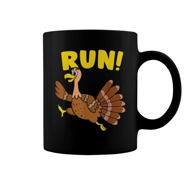 Turkey Trot Squad Runner Thanksgiving Pilgrim Costume  Coffee Mug