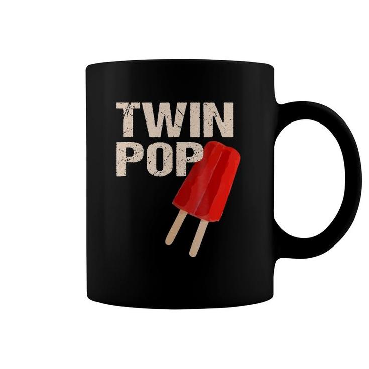 Twin Pop  Gift For Grandpa Twins Dadfather's Day Coffee Mug