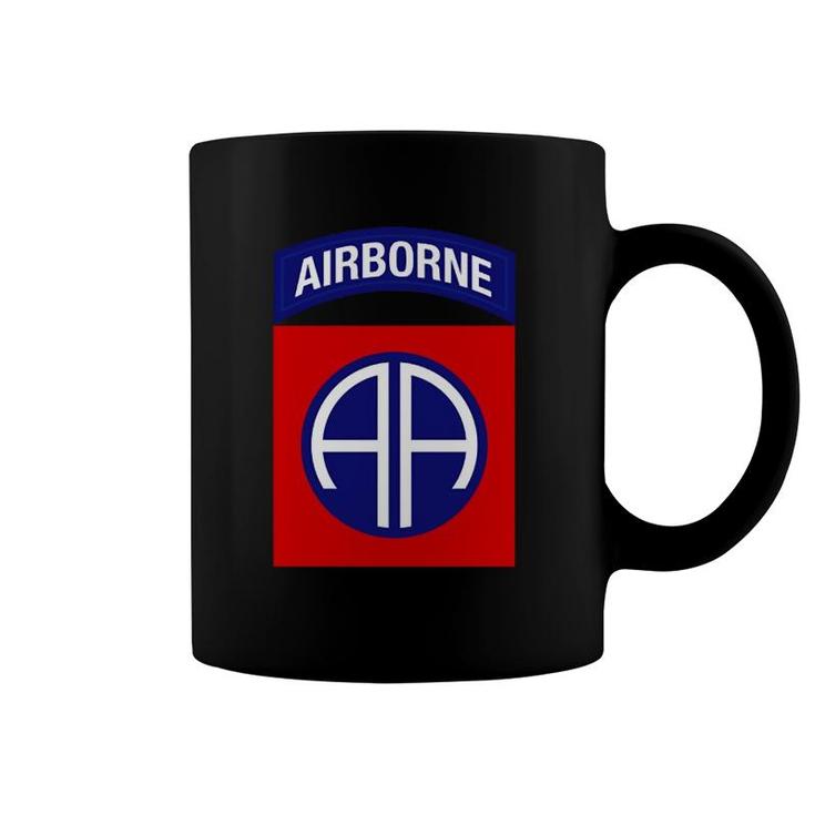 Us Army 82Nd Airborne Insignia Military Paratrooper Vintage Coffee Mug