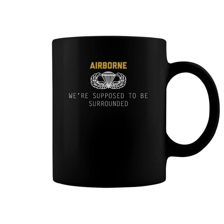 Us Army Airborne Paratrooper Vintage Veteran Soldier Quote  Coffee Mug