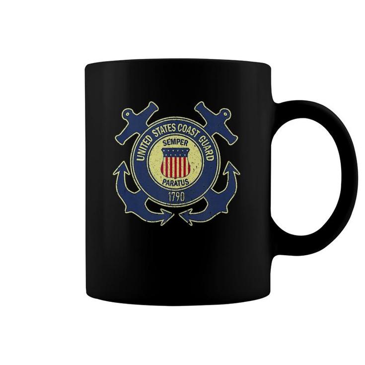 US Coast Guard Veteran Gift Red Friday Patriotic Tank Top Coffee Mug