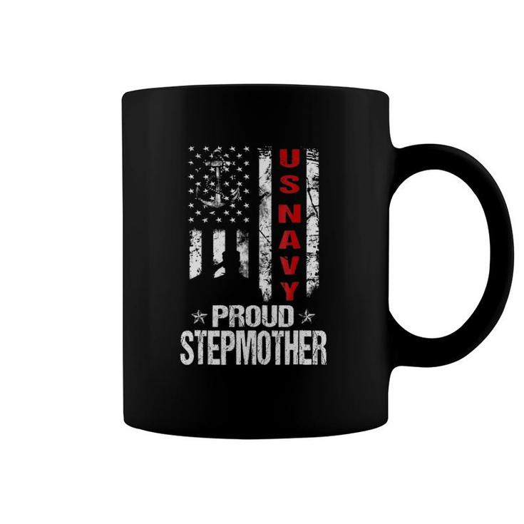 Us Navy Proud Stepmother Veteran Coffee Mug