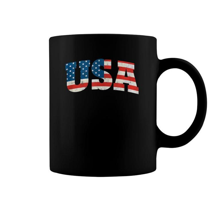Usa 4Th Of July American Patriotic Flag  Coffee Mug