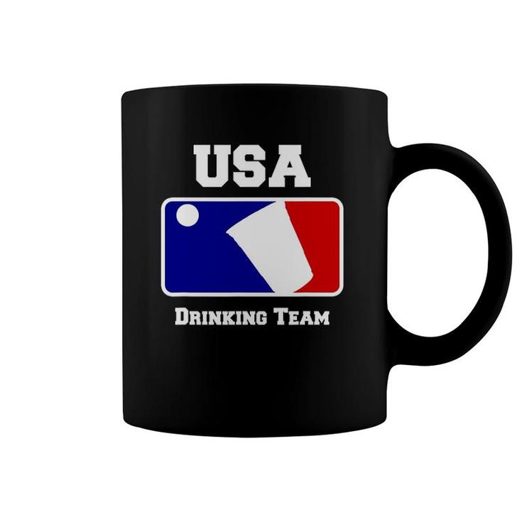Usa Drinking Team Funny Party Beer Pong Game Coffee Mug