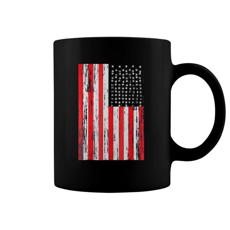 Usa Flag  4Th July 4 Red White Blue Stars Stripes Coffee Mug