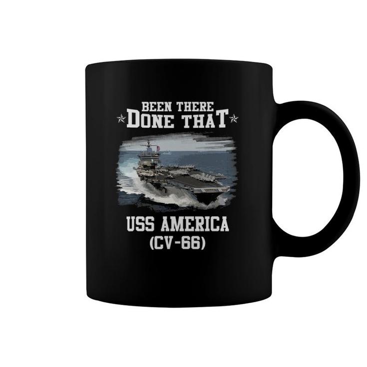 Uss America Cv-66 Veterans Day Father Day Gift Coffee Mug